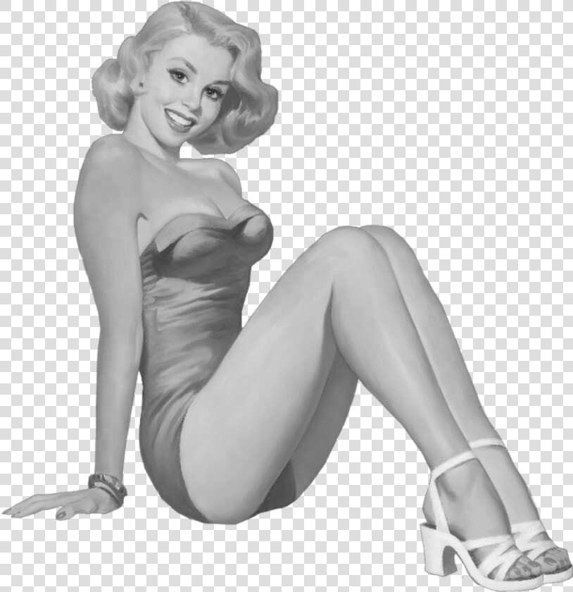 Transparent Pinup Girl Png   Christmas Pinup Png  Png DownloadTransparent PNG