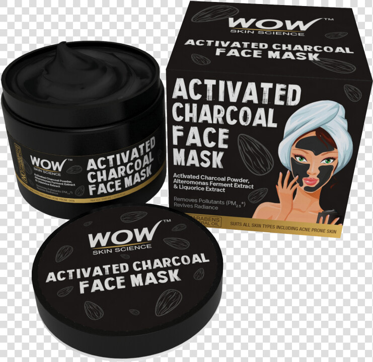 Wow Skin Science Activated Charcoal Face Mask  HD Png DownloadTransparent PNG