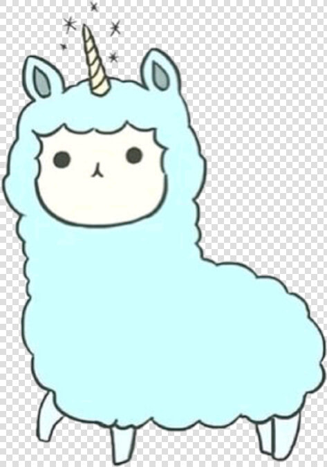 Llama Clipart Unicorn   Rainbow Kawaii Unicorns  HD Png DownloadTransparent PNG