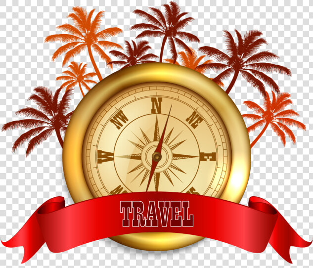 And Palm Trees Travel Png Vector Ⓒ   Maleta De Viaje Vectorial  Transparent PngTransparent PNG