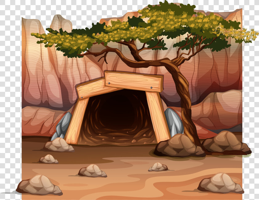 Clip Library Download Cave Vector Cartoon Mountain   Cartoon Image Of Cave  HD Png DownloadTransparent PNG