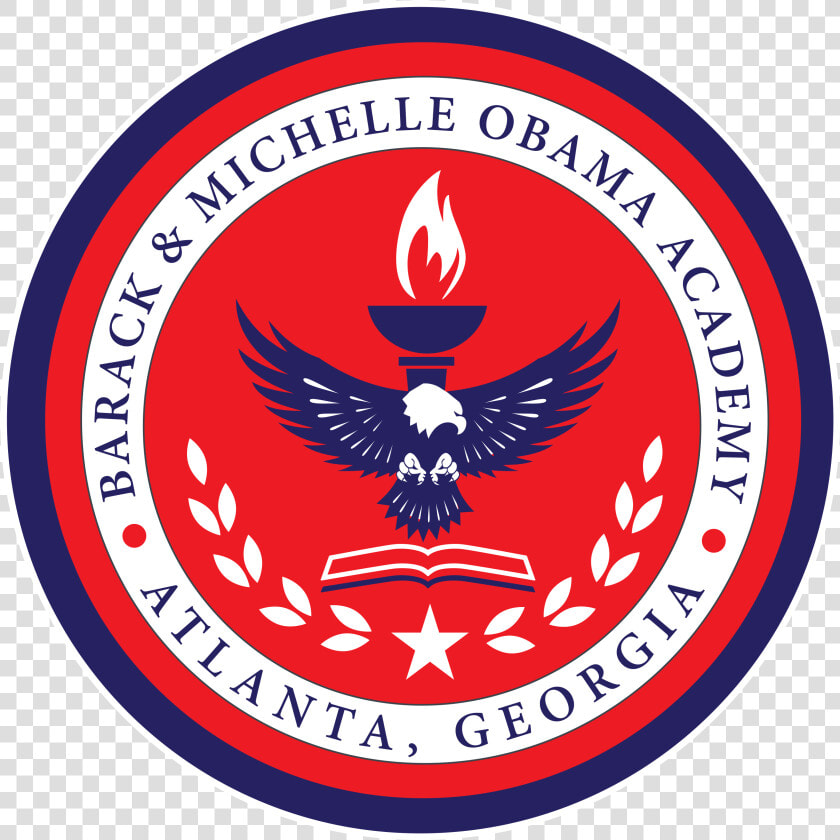 Transparent Obama Logo Png   Barack And Michelle Obama Academy Atlanta  Png DownloadTransparent PNG