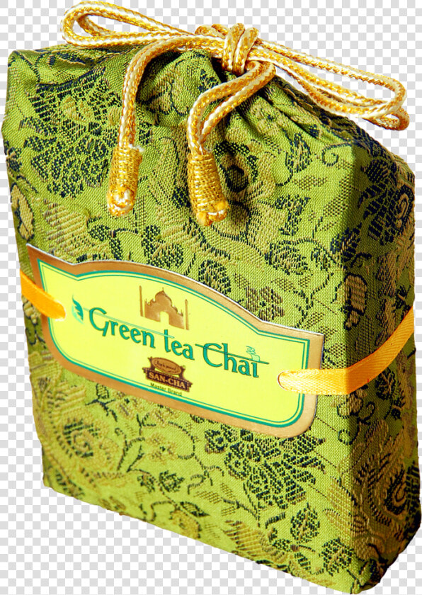 Green Tea Masala Chai In Green Tanchoi Bags 100gm   Bag  HD Png DownloadTransparent PNG