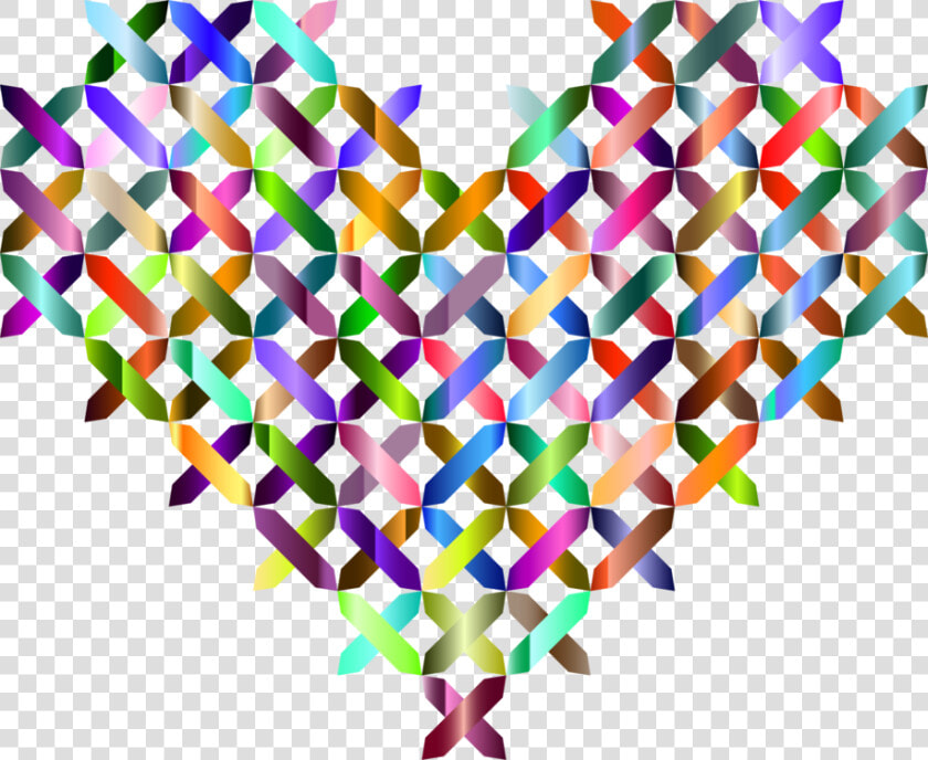 Heart leaf organ   Computer Embroidery Cross Stitch Design  HD Png DownloadTransparent PNG