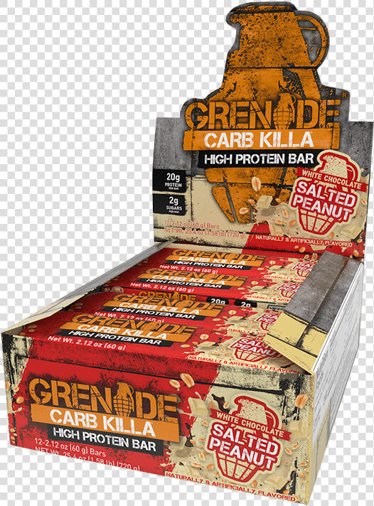 Transparent Grenade Silhouette Png   Carb Killa Protein Bars  Png DownloadTransparent PNG