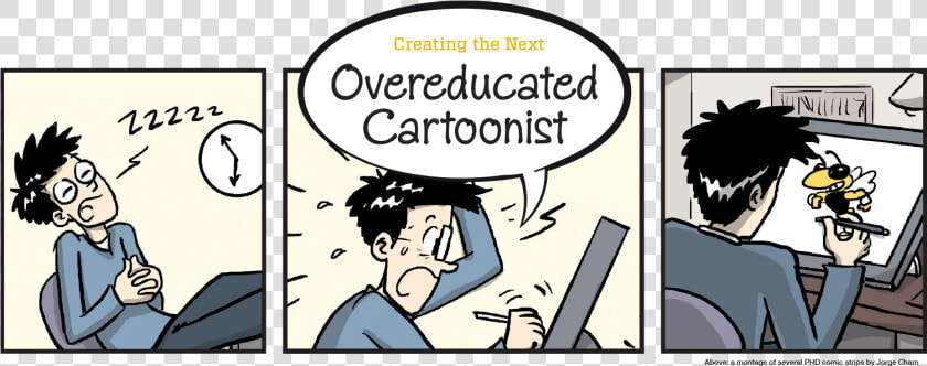 Header Image Featuring Comic Clippings By Jorge Cham   Jorge Cham Phd Comics  HD Png DownloadTransparent PNG