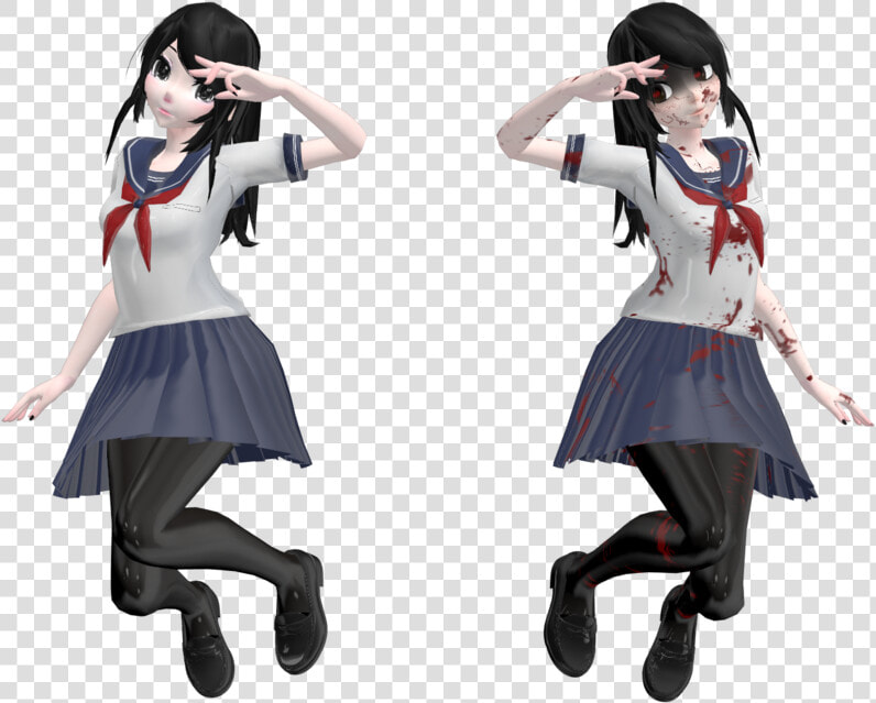 Yandere Simulator Ayano Mmd  HD Png DownloadTransparent PNG