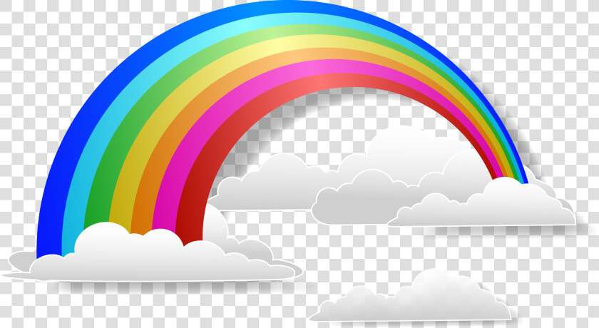 Rainbow Vector Euclidean Cloud Iridescence Free Photo   Cloud Background Clip Art  HD Png DownloadTransparent PNG