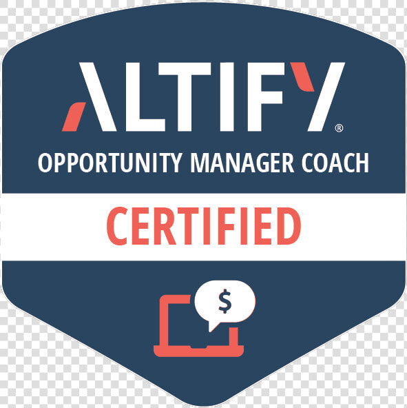 Certified Altify Opportunity Manager Coach   Comcast  HD Png DownloadTransparent PNG