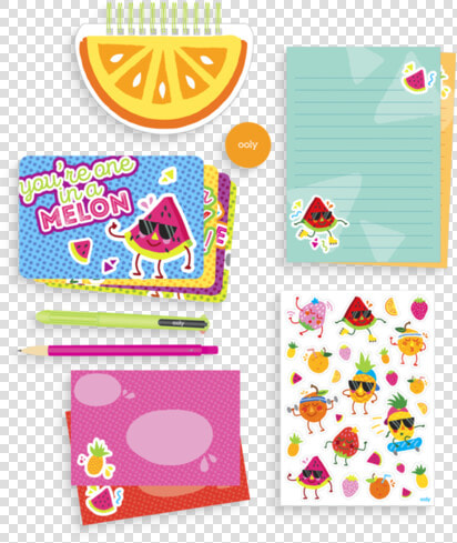 Fresh Fruits Stationary Kit Data Rimg Lazy Data   Paper  HD Png DownloadTransparent PNG