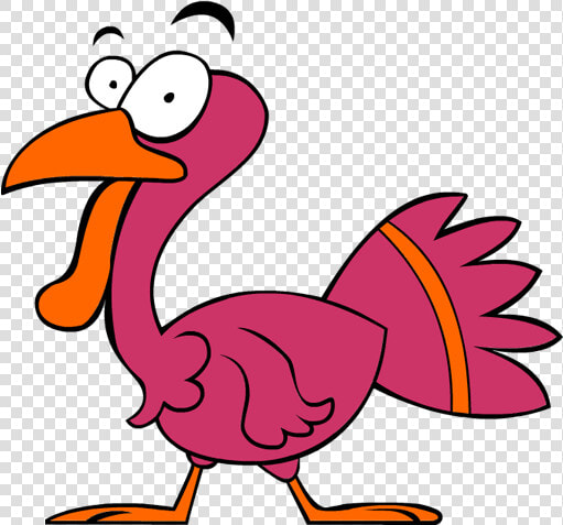 Turkeys Clipart Pink   Cartoon  HD Png DownloadTransparent PNG