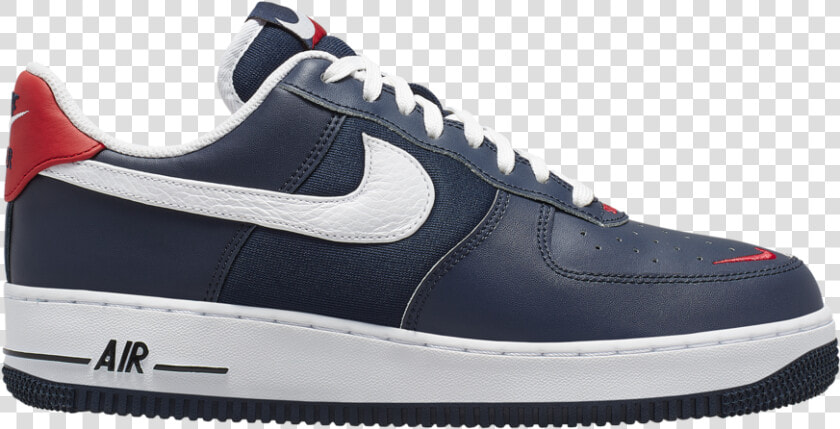 Nike Air Force 1 Low Obsidian White University Red   Nike Air Force 1 07 Lv8 4  HD Png DownloadTransparent PNG