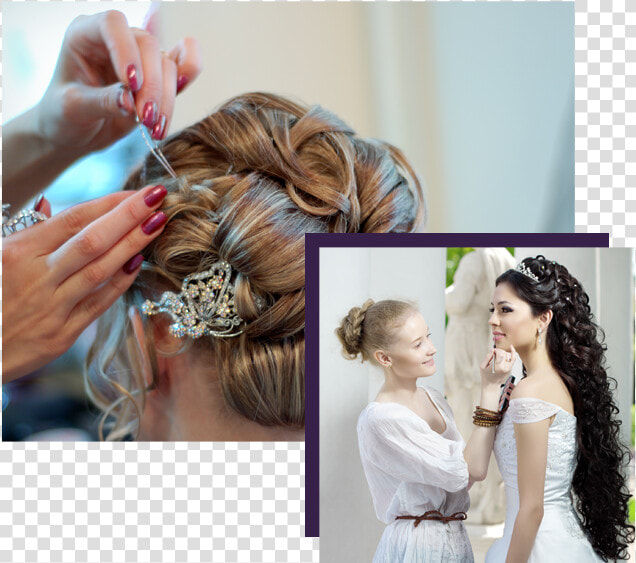 Bridal Hair Style   Bridal Hair Style Service  HD Png DownloadTransparent PNG