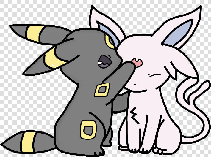  pokemon  eevee  eeveeloutions  umbreon  espeon  art   De Las Evoluciones De Eevee Anime  HD Png DownloadTransparent PNG