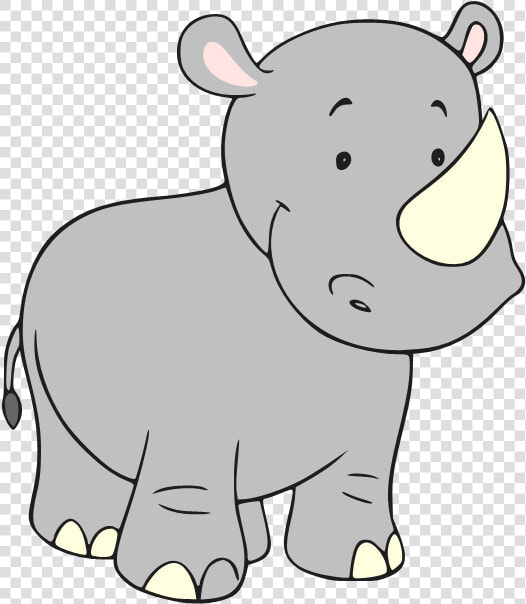 Transparent Rhinoceros Clipart   Cute Rhino Clipart  HD Png DownloadTransparent PNG