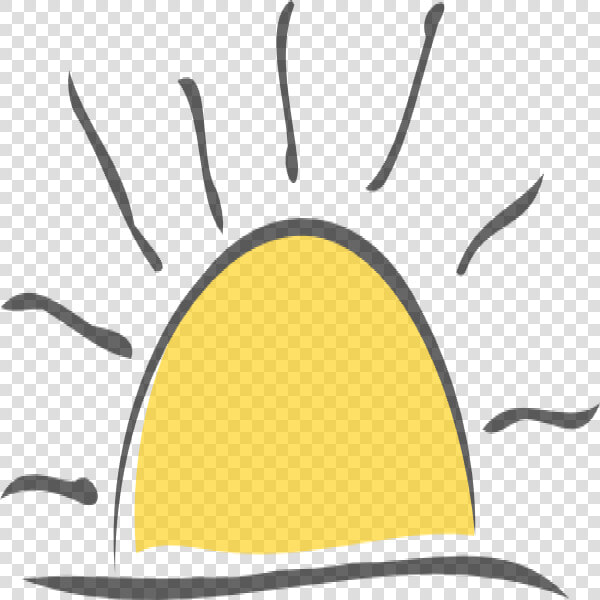 Sunset Clip Art At Clker   Sunrise Clipart Transparent Background  HD Png DownloadTransparent PNG