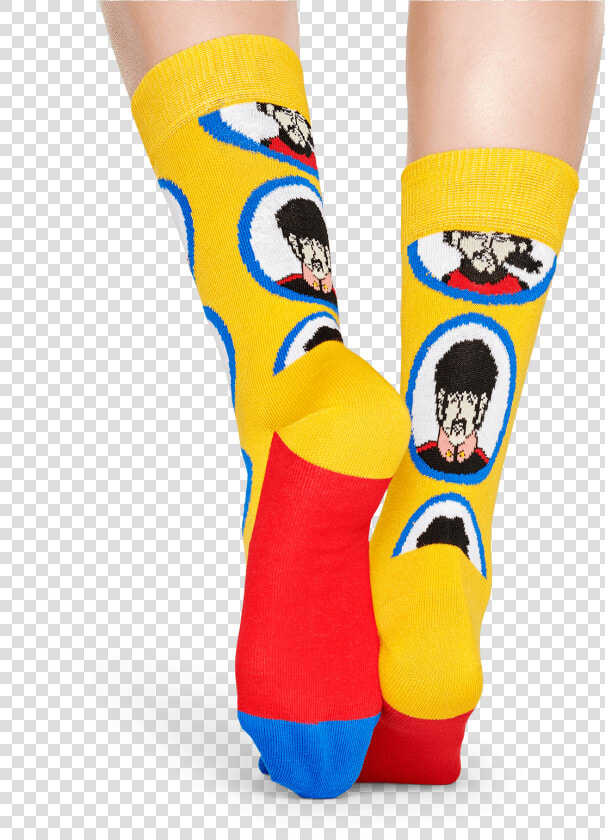 Playshoes Thermostrumpfhose Blockringel  Medias Para   Beatles Portrait Happy Socks  HD Png DownloadTransparent PNG