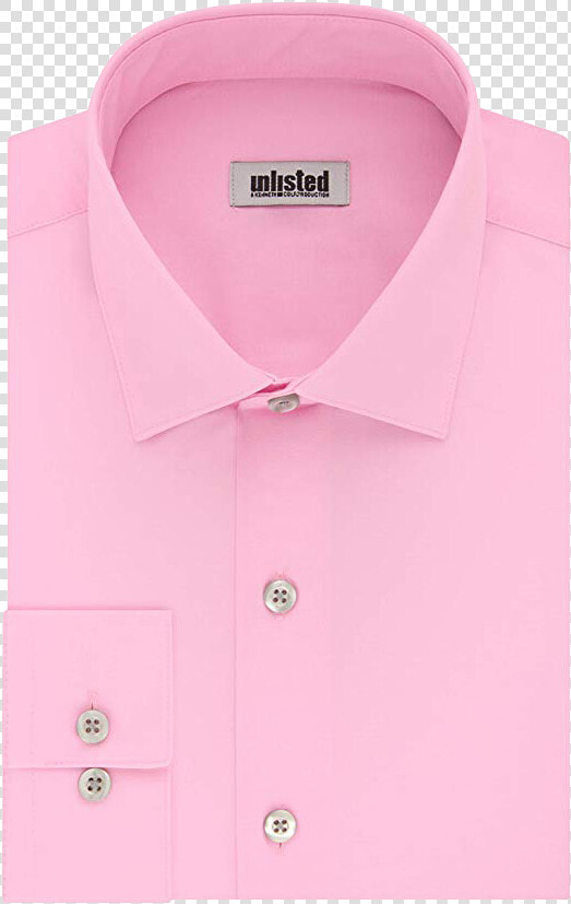 Unlisted Regular Fit Pink Shirt By Kenneth Cole   Dress Shirt  HD Png DownloadTransparent PNG