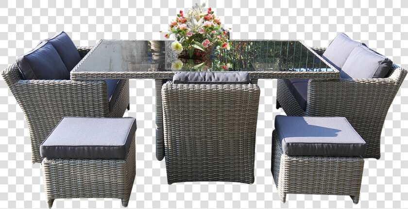 Transparent Outdoor Rattan Set Png  Png DownloadTransparent PNG