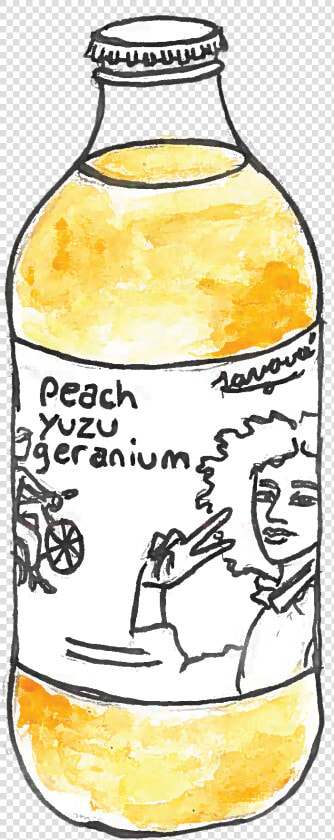 Peach Yuzu Geranium Soda  HD Png DownloadTransparent PNG