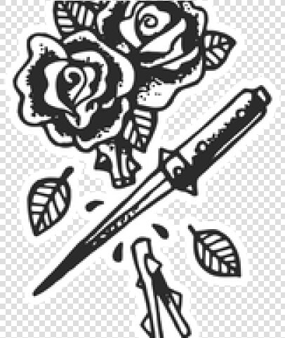 Rose Tattoo Png Transparent Images   Machine Tattoo Old School Png  Png DownloadTransparent PNG