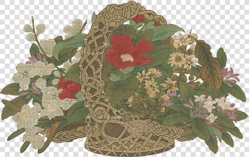 Pure Offerings Of A Myriad Plants   宋李嵩 花籃  HD Png DownloadTransparent PNG