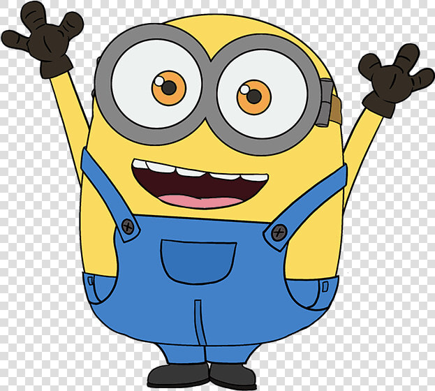 How To Draw Bob The Minion Easy Step By Step Drawing   Bob Minion Clipart  HD Png DownloadTransparent PNG