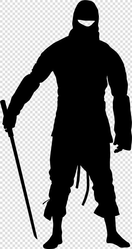 Silhouette Ninja Clip Art   Ninja Silhouette Png  Transparent PngTransparent PNG