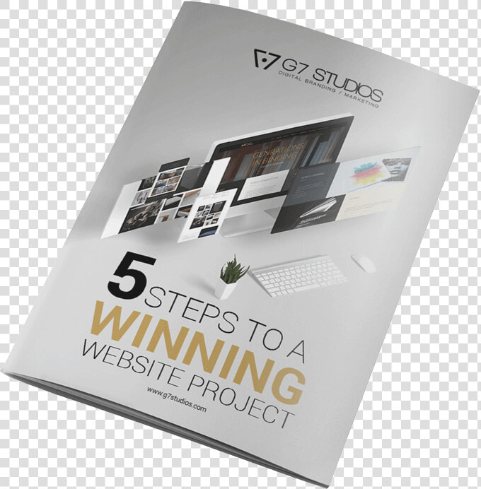 5 Steps To A Winning Website Project E Book Cover G7   Flyer  HD Png DownloadTransparent PNG