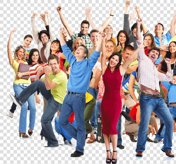 Transparent Concert Crowd Png   Happy People Transparent Background  Png DownloadTransparent PNG