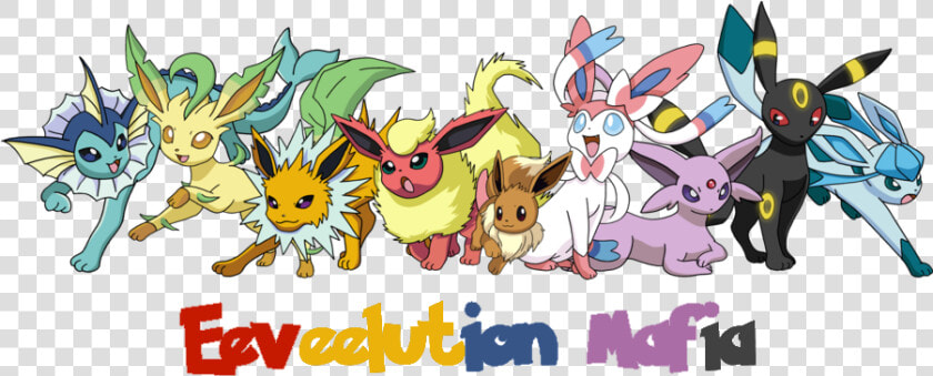 Transparent Eevee Evolutions Png  Png Download  Png DownloadTransparent PNG