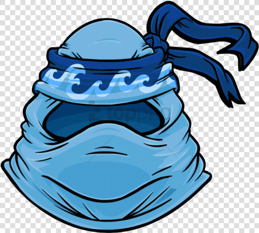 Torrent Mask Icon   Club Penguin Water Ninja Mask  HD Png DownloadTransparent PNG