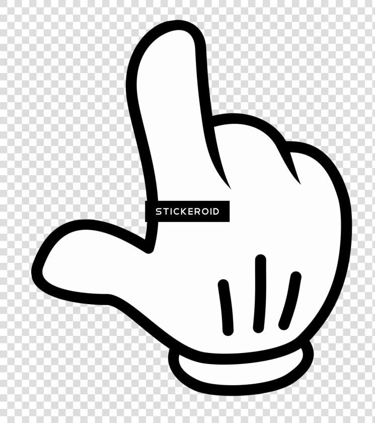 Fingerpoint Mickey S Hand   Rock Paper Scissors Hand Png  Transparent PngTransparent PNG