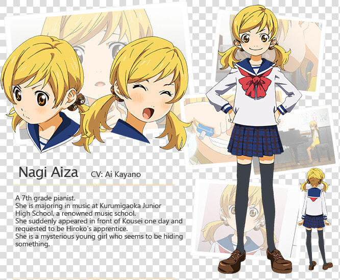 Shigatsu Wa Kimi No Uso Personajes  HD Png DownloadTransparent PNG