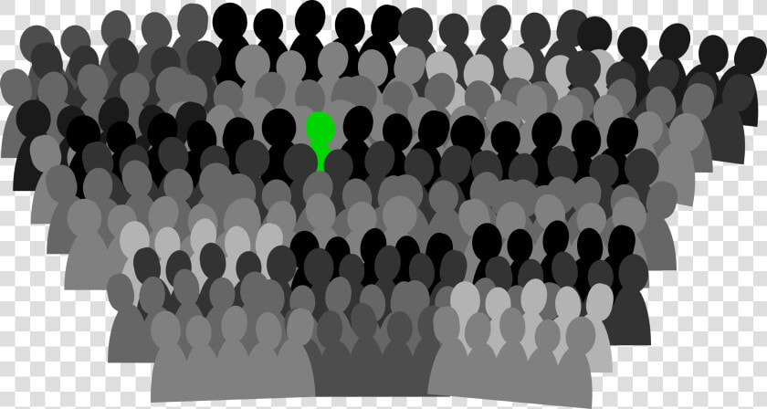 Crowd People Gray Free Picture   Crowd Of People Clip Art  HD Png DownloadTransparent PNG