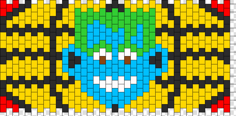 Captain Planet Kandi Pattern  HD Png DownloadTransparent PNG