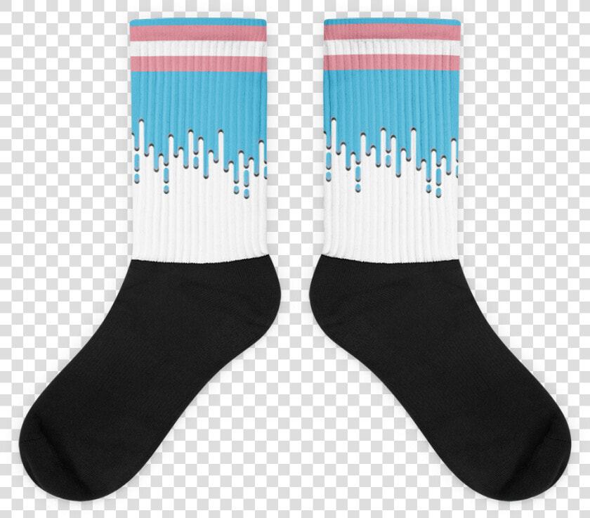 Trans Flag Drip Socks   Portable Network Graphics  HD Png DownloadTransparent PNG