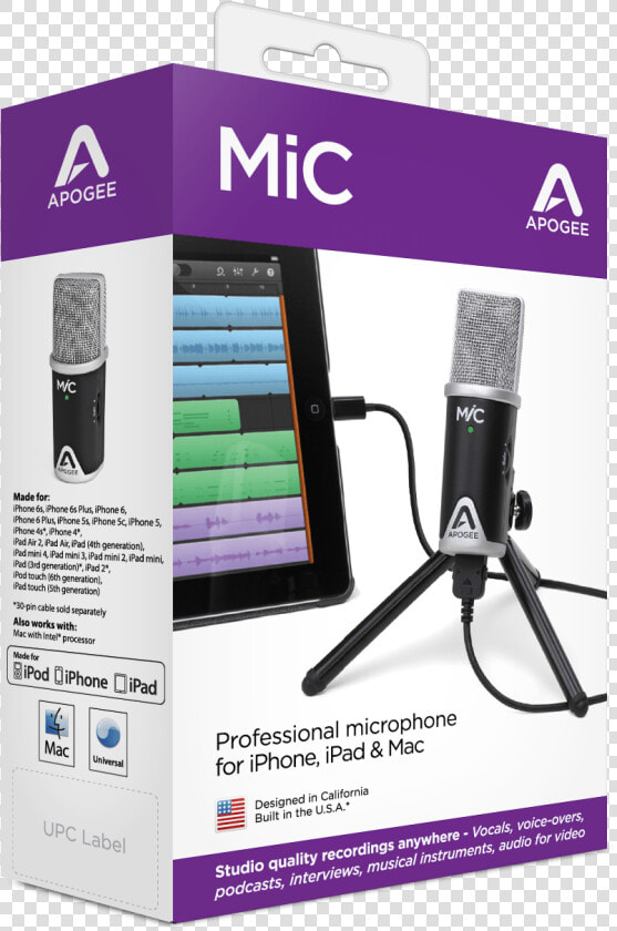 Microphone For Garageband Recording Ipad  HD Png DownloadTransparent PNG