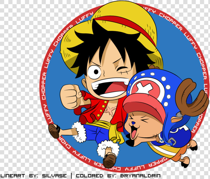 Luffy   One Piece Luffy Dan Chopper  HD Png DownloadTransparent PNG