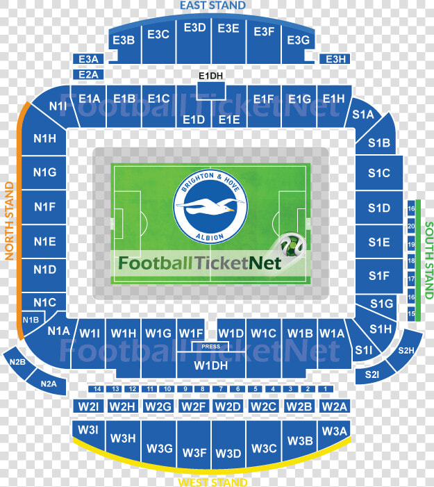 File Mob  Png V   Brighton Stadium Away Section  Transparent PngTransparent PNG