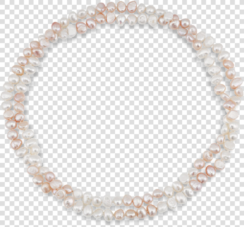 Pink  amp  White Pearl Necklace   Choker  HD Png DownloadTransparent PNG