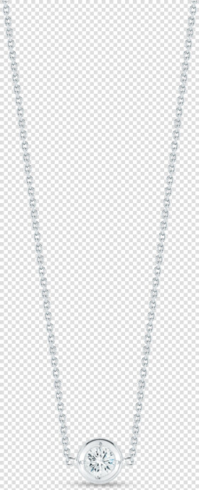 Roberto Coin Single Station Diamond Necklace Data   Pendant  HD Png DownloadTransparent PNG