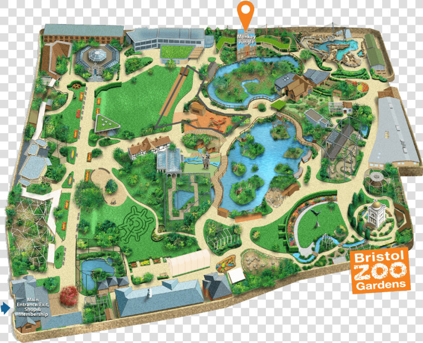 Bristol Zoo Gardens Map  HD Png DownloadTransparent PNG