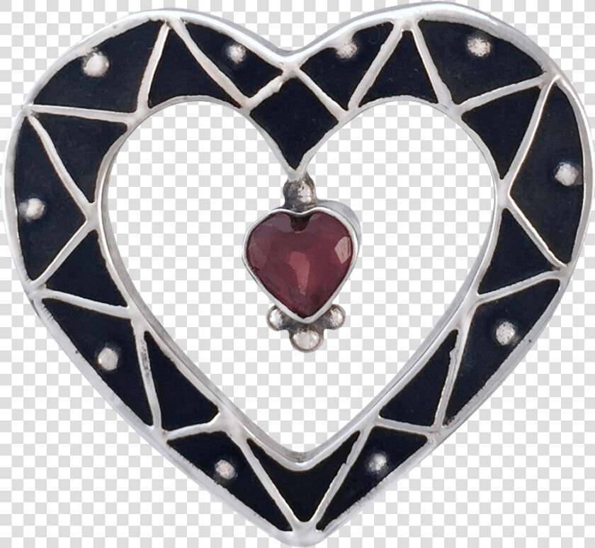 Zigzag Heart Pin Creations  For Beauty  And Fun   Heart  HD Png DownloadTransparent PNG