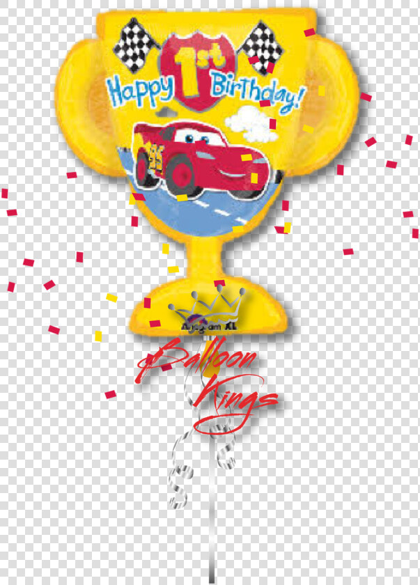 1st Birthday Cars Trophy   Cars 1st Trophy  HD Png DownloadTransparent PNG