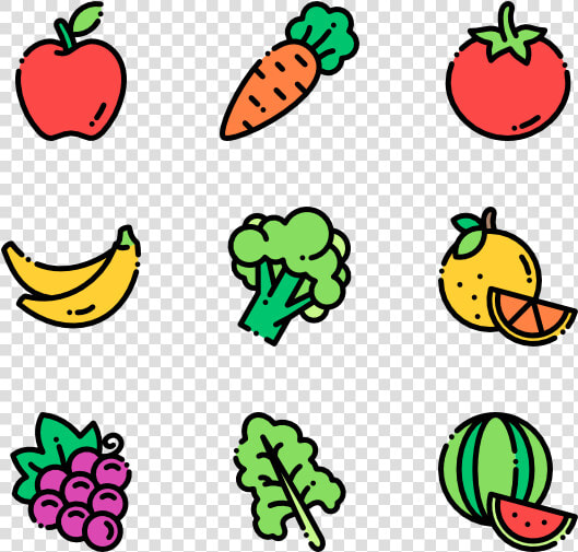 Produce Vector Healthy   Vegetables Icon Transparent  HD Png DownloadTransparent PNG