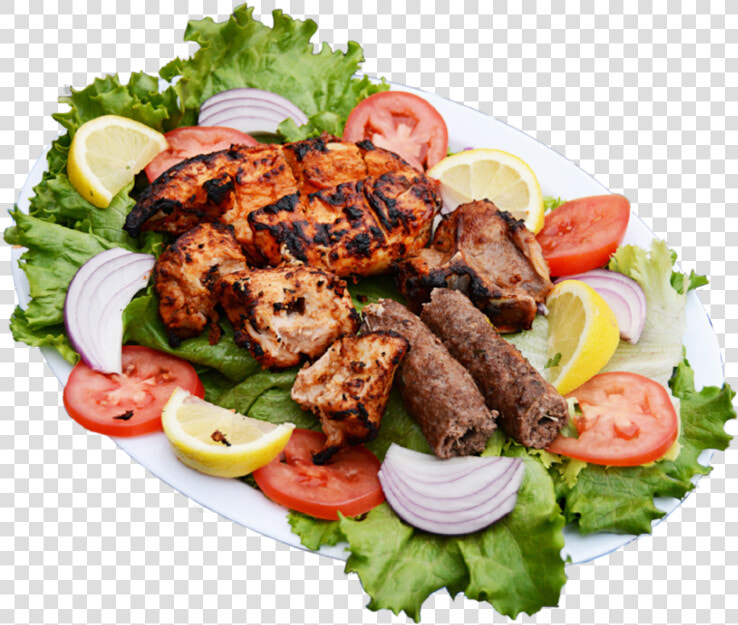 Transparent Food   Chicken And Lamb Kebab Meat  HD Png DownloadTransparent PNG