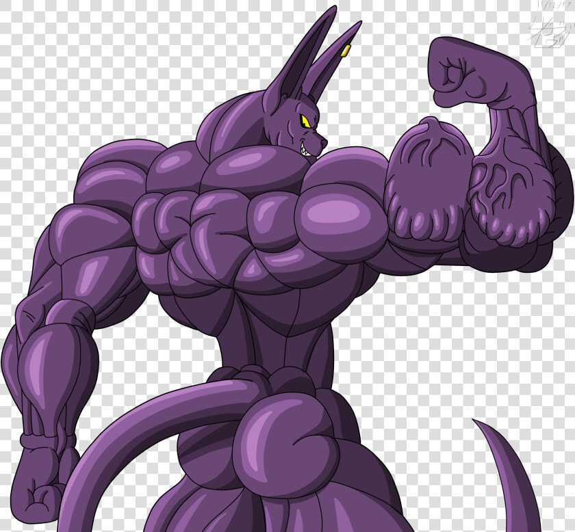 Scrapped Beerus Picture   Muscular Beerus  HD Png DownloadTransparent PNG