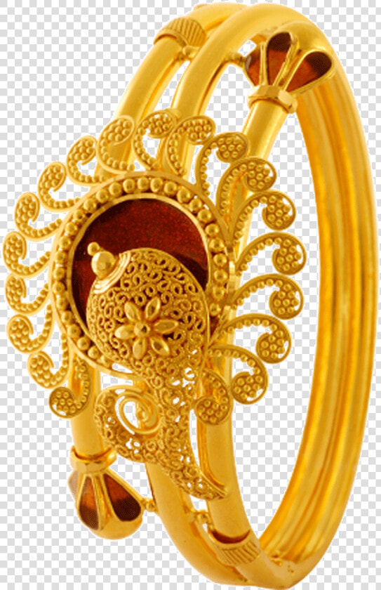 22kt Yellow Gold Bangle For Women   Bangles Design Pc Chandra Jewellers  HD Png DownloadTransparent PNG