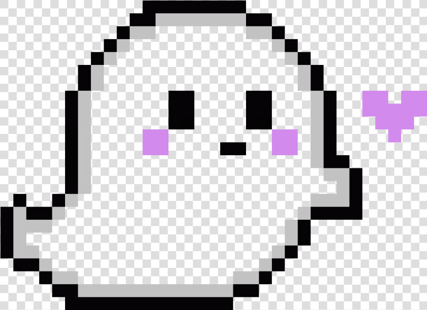 Cute Ghost Pixel Art   Png Download Clipart   Png Download   Transparent Cute Ghost Png  Png DownloadTransparent PNG